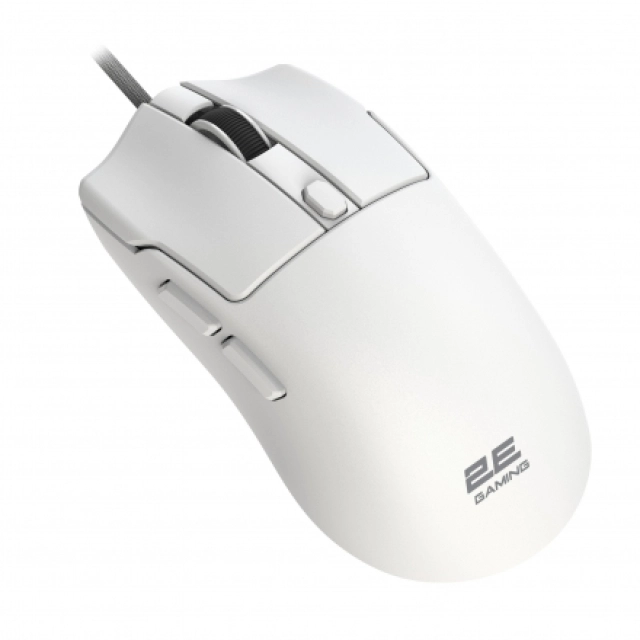 2E GAMING MG315 sichqonchasi, USB‑A, oq