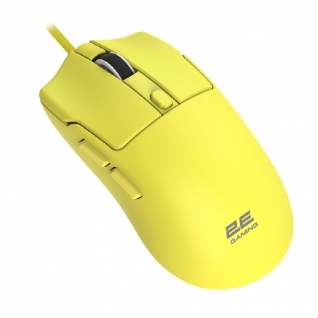 2E GAMING MG315 sichqonchasi, USB‑A, sariq