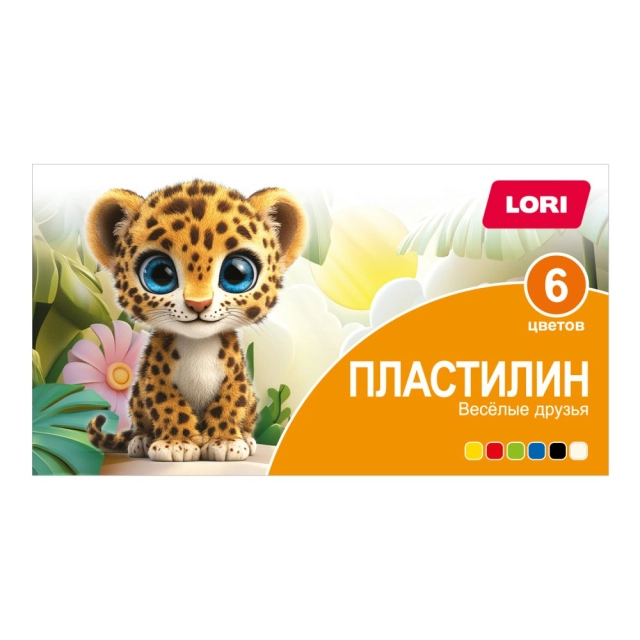 Plastilin Quvnoq do&lsquo;stlar 6 hil rang Плф-006