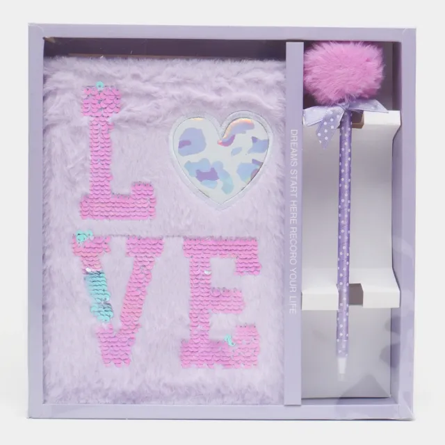 Блокнот детский  с мехом, А5 формат, (80 лист) 21470-6