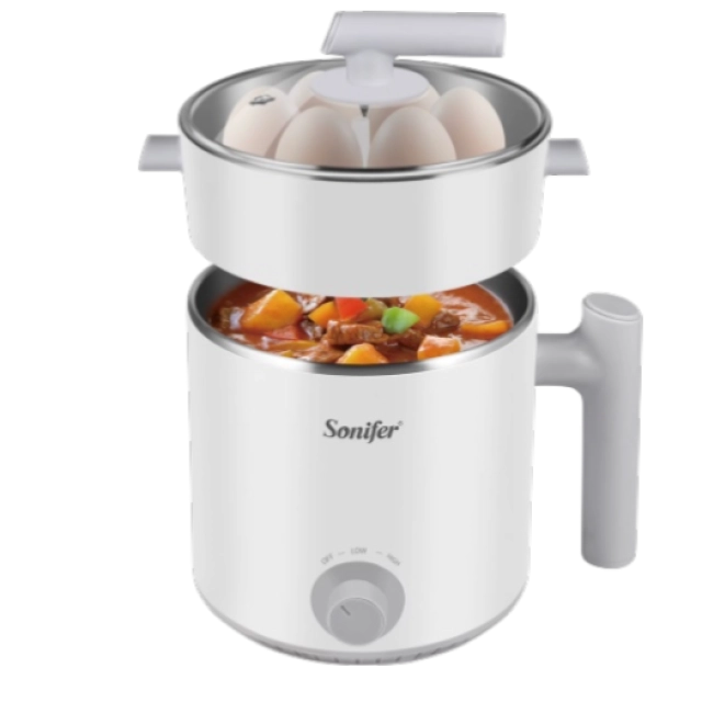 Кастрюля электрическая мини Sonifer SF-1505, White
