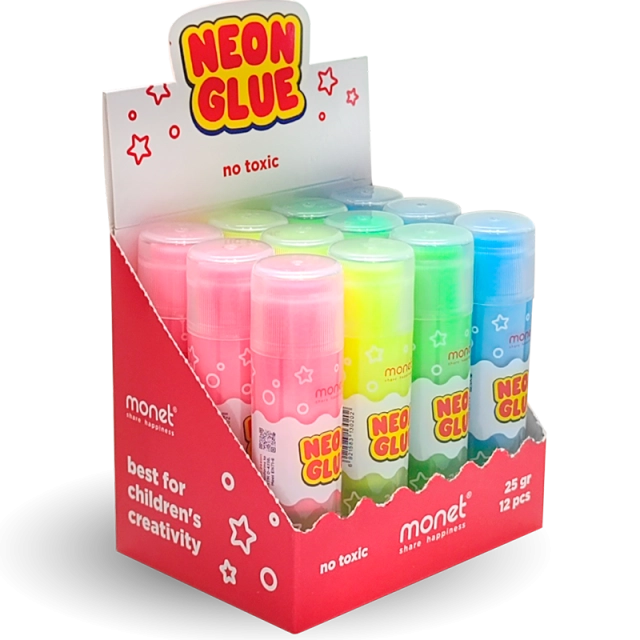 Клей-карандаш прозрачный 8гр, 2GS001 (1 шт)