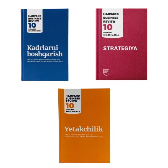 To'plam: Harvard Business Review 10 O'qilishi shart maqola (3 ta kitob)