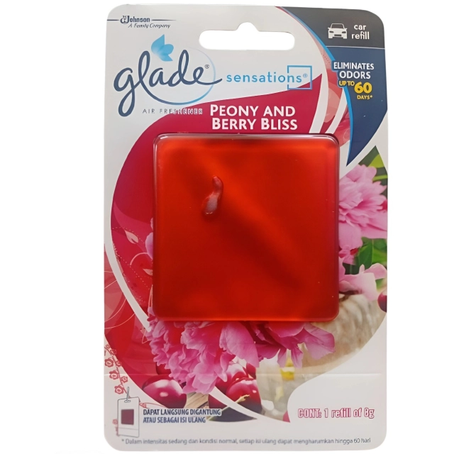 Гелевый ароматизатор освежитель Glade Sensations Peony and Berry Bliss