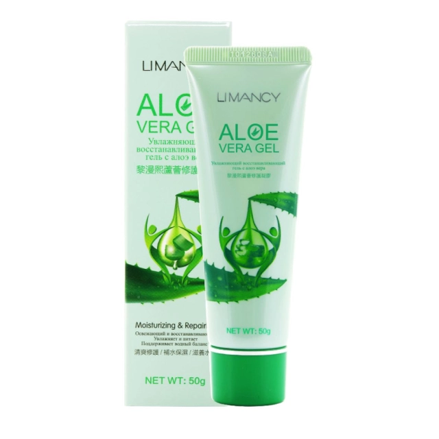 Увлажняющий-восстанавливающий гель Limancy Алоэ вера для лица