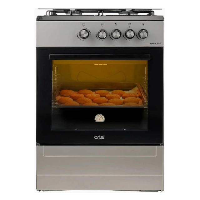Gaz plita Artel Apetito 00-G V1 ГК, Grey