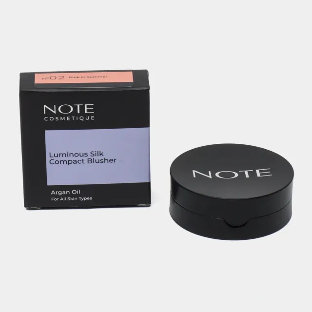 Румяна Note luminous silk compact blusher 02