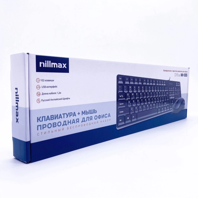 Simli klaviatura  + sichqoncha Nillmax NK-005
