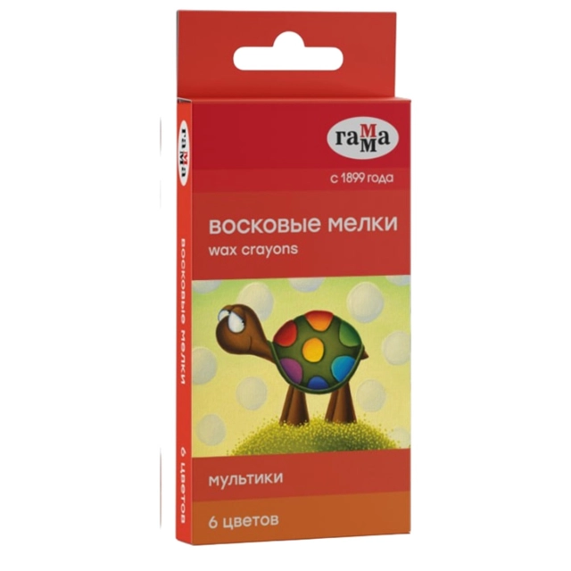 Gamma Karton uchun rangli bo&lsquo;rlar 6 dona (2131018_01_28)