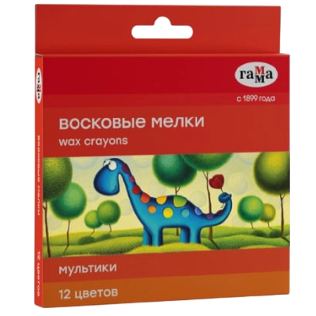 Gamma Karton uchun rangli bo&lsquo;rlar 12 dona (2131018_01_29)