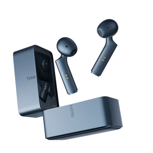 Timekettle W4 tarjimon quloqchinlar &mdash; AI ikki yo&lsquo;nalishli sinxron tarjima, 42 til, oflayn + onlayn, Midnight Blue