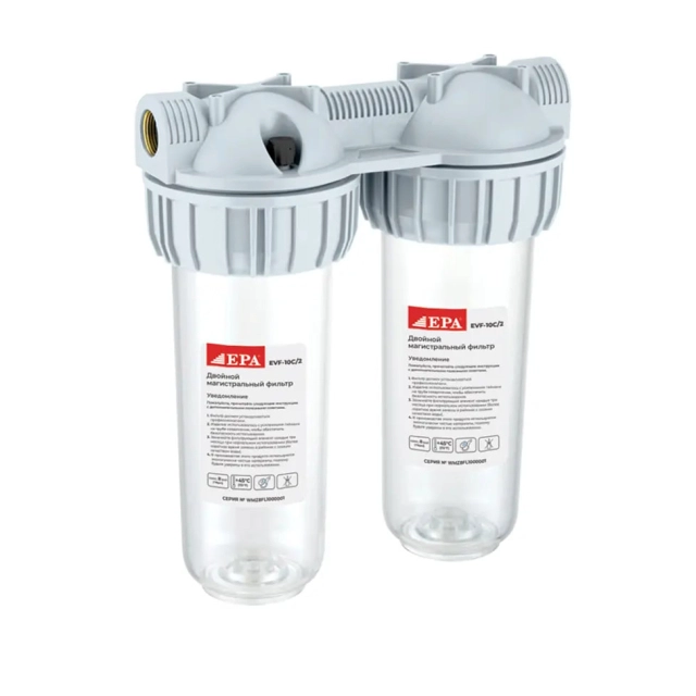 Ikki kolbali filtr EVF-10C/2