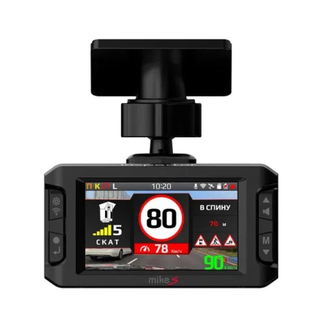 Radar-detektorli videoregistrator Inspector Mike S Pro