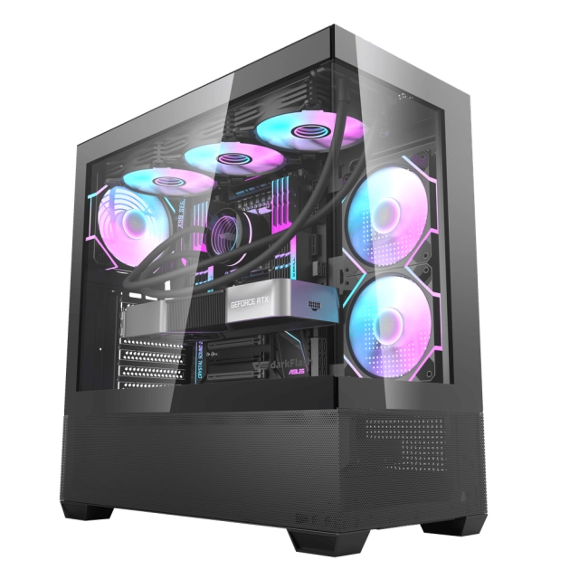 Компьютерный корпус DarkFlash DS900 AIR ATX PC Case, Black