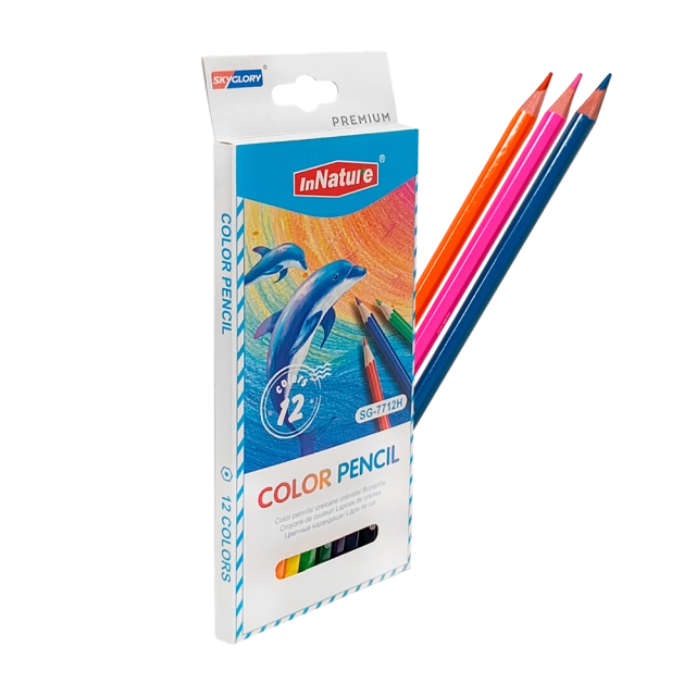 Цветные карандаши Nature 12 цветов SG7712H