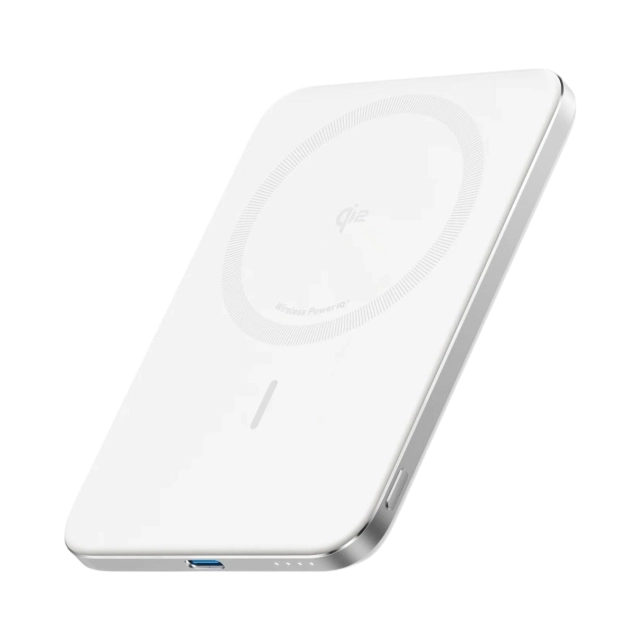Tashqi akkumulyator Anker Nano Power Bank (5000 mАs, MagGo, Slim) , White
