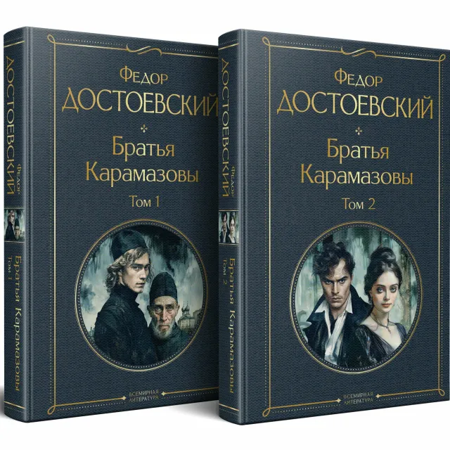 Федор Достоевский: Братья Карамазовы (комплект из двух книг)