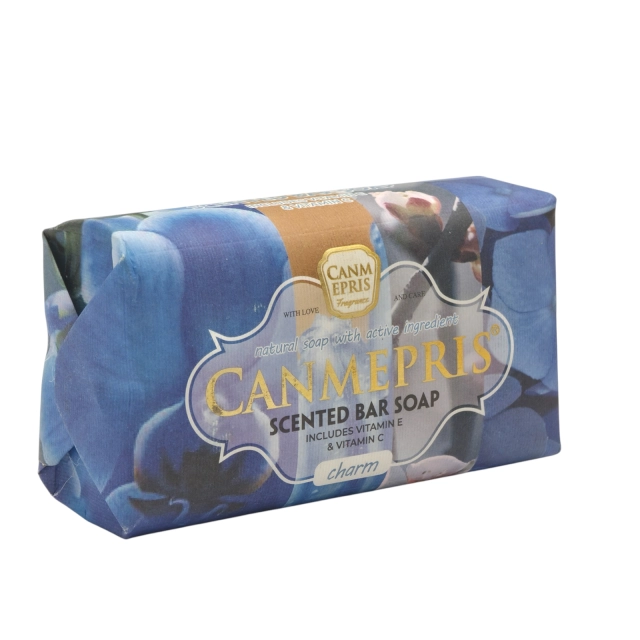 Namlovchi sovun Canmepris Scented Bar Soap Charm E va C vitaminlari bilan. Original