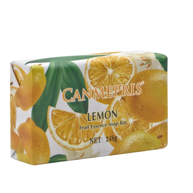 Namlovchi sovun Canmepris Scented Bar Soap Lemon E va C vitaminlari bilan. Original