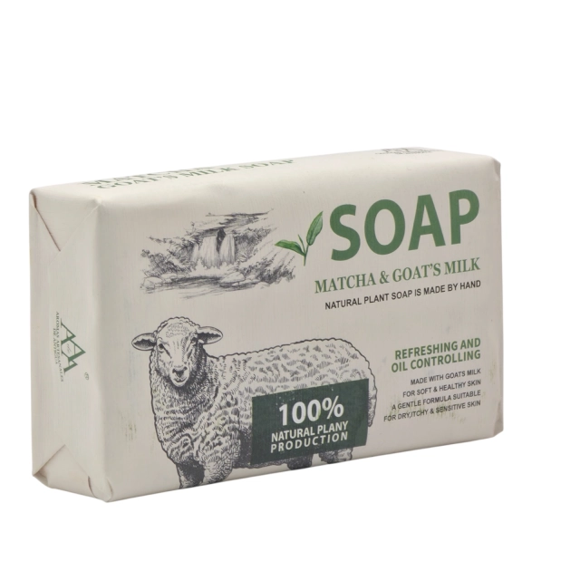 Tabiiy qo&lsquo;lda tayyorlangan sovun AA Aromas Canales Matcha & Goat&rsquo;s Milk Soap. Original