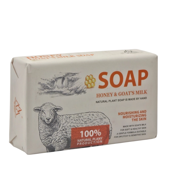 Tabiiy qo&lsquo;lda tayyorlangan sovun AA Aromas Canales Honey & Goat&rsquo;s Milk Soap. Original