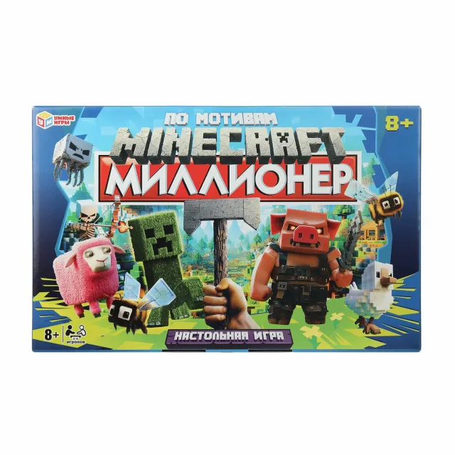 Stol biznes-o&lsquo;yini: Minecraft motivlari asosidagi. Millioner