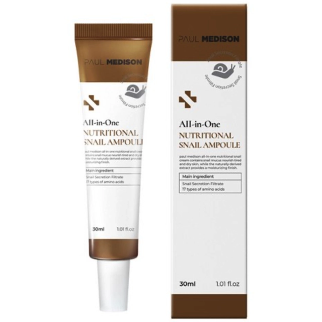 Sыvorotka-ampula uchun yuz Paul Medision All-in-One Snail Ampoule Nutrition