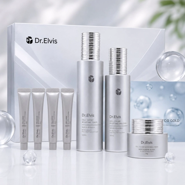 Premium koreys teri parvarishi liniyasi Dr.Elvis Cell Caviar Boosting Gold