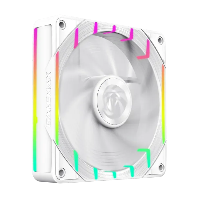kKorpusi ventilyatori GameMax Tornado T12 A RGB, White