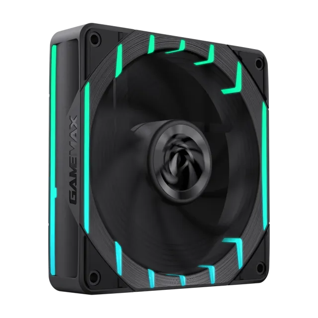 kKorpusi ventilyatori GameMax Tornado T12 A RGB, Black