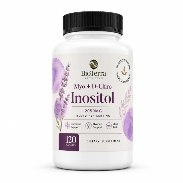 Комплекс для гормонального баланса и фертильности BioTerra Myo + D-Chiro Inositol (40:1) (45889)