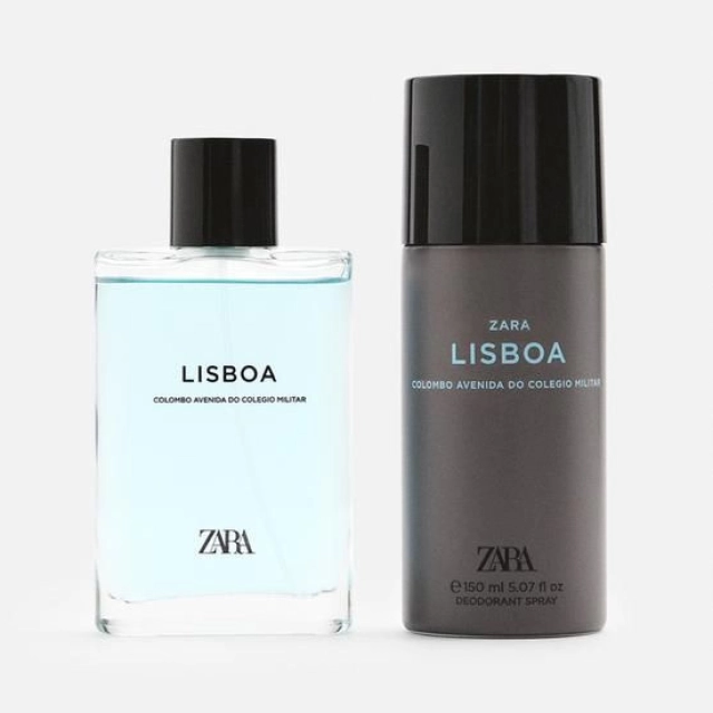 Zara Lisboa erkaklar parfyumi va sprey-deodorant to&lsquo;plami