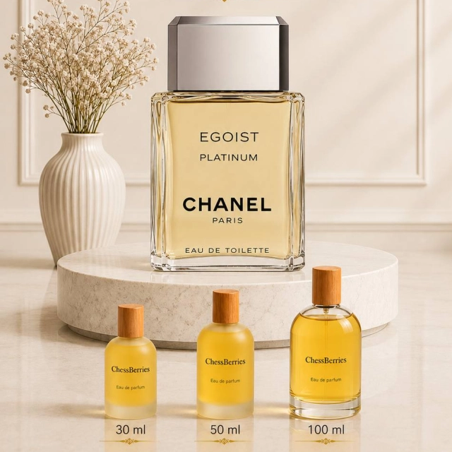 Erkaklar uchun parfyumeriya suvi ChessBerries Chanel Egoist Platinum 100 ml