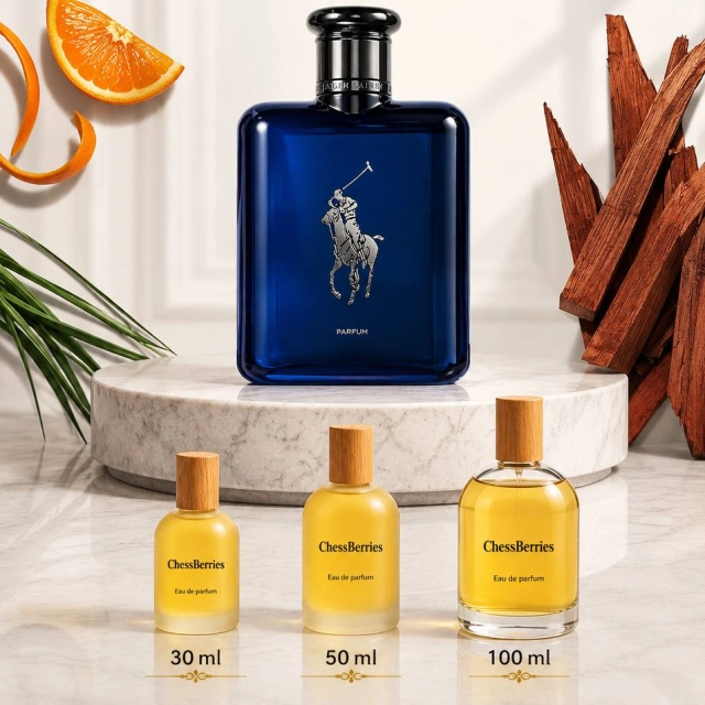 Erkaklar uchun parfyumeriya suvi ChessBerries Polo Blue Ralph Lauren 100 ml