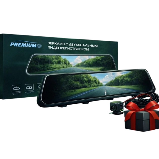 Зеркало с двухканальным видеорегистратором P3 series