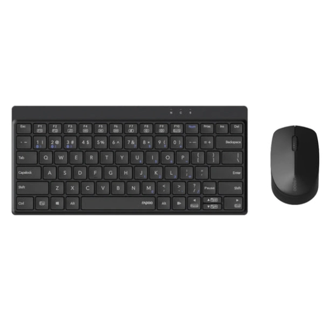 Rapoo 8000GT Black klaviatura va sichqoncha