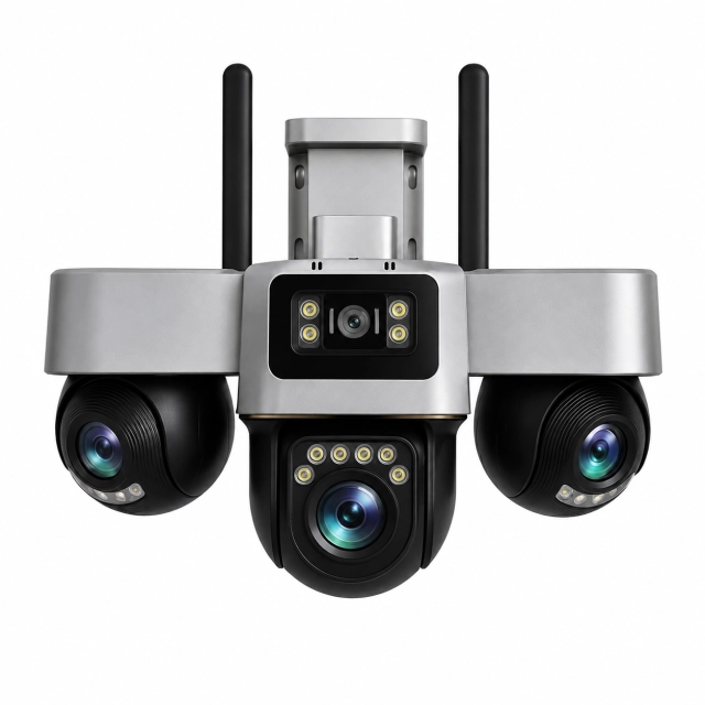 Уличная поворотная камера SC30-4G  2MPx3 (SIM-карта)