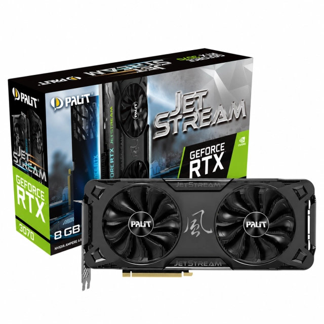 Videokarta Palit GeForce RTX 3070 JetStream 8GB GDDR6