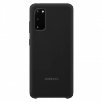 Чехол Silicone cover для Samsung Galaxy S20, черный купить