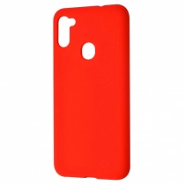 Чехол Silicone cover для Samsung Galaxy A11, красный купить