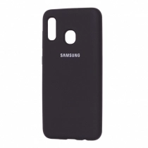 Чехол Silicone cover для Samsung Galaxy A11, черный купить