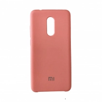 Чехол Silicone cover для Xiaomi Redmi 5 Plus, розовый купить