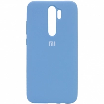 Чехол Silicone cover для Xiaomi Redmi Note 8 Pro, голубой купить