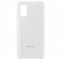 Samsung Galaxy A41 uchun Silicone cover g‘ilofi, oq sotib olish