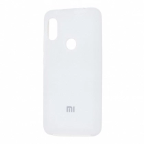 Xiaomi Redmi 6 Pro/ Mi A2 Lite uchun Silicone cover g‘ilofi, oq sotib olish
