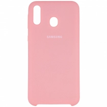 Чехол Silicone cover для Samsung Galaxy A40, розовый купить