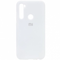Чехол Silicone cover для Xiaomi Redmi Note 8, белый купить